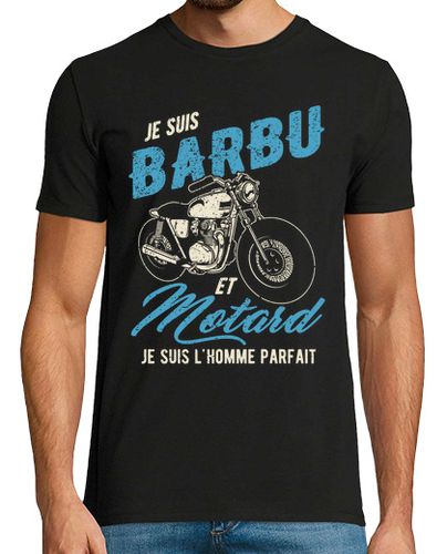 Camiseta Hombre Manga Corta cita barbudo y motorista laTostadora - latostadora.com - Modalova