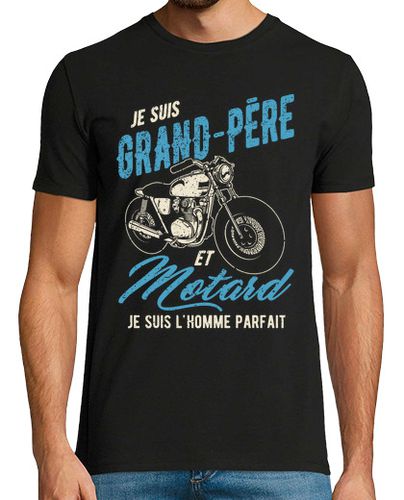 Camiseta cita de abuelo y motociclista - latostadora.com - Modalova