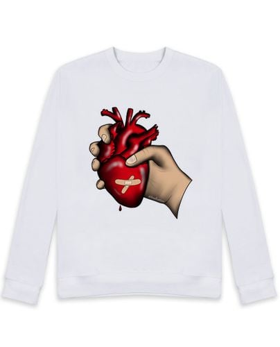 Sudadera Sin Capucha Unisex Sudadera corazón en mano unisex laTostadora - latostadora.com - Modalova