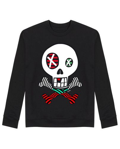 Sudadera Sin Capucha Unisex Calavera Skull SN laTostadora - latostadora.com - Modalova