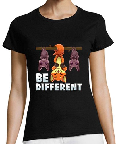 Camiseta mujer Be Different Sé Diferente Frase Motivación Arte En Inglés - latostadora.com - Modalova
