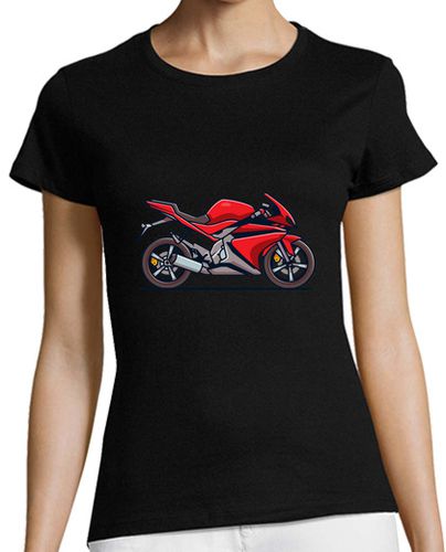 Camiseta Mujer Manga Corta motocicleta de carreras laTostadora - latostadora.com - Modalova