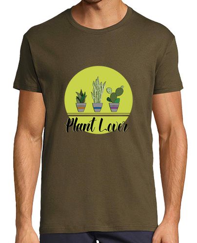 Camiseta Plant Lover. Hombre, manga corta, army, calidad extra laTostadora - latostadora.com - Modalova