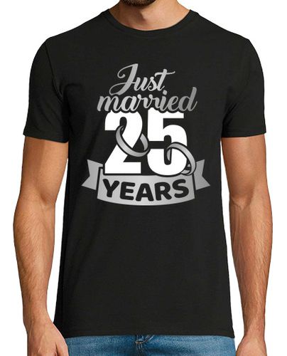 Camiseta recién casados 25 años bodas de plata - latostadora.com - Modalova