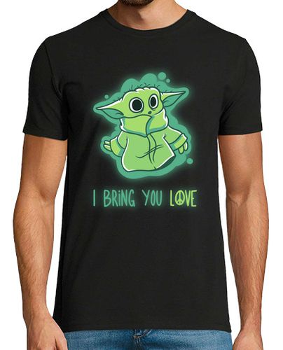 Camiseta I bring you LOVE - Baby Yoda Mandalorian Simpsons - latostadora.com - Modalova