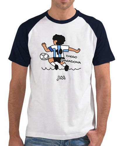 Camiseta Hombre Estilo Béisbol Diego Armando Maradona 10 Argentina laTostadora - latostadora.com - Modalova