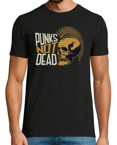 Camiseta Hombre Manga Corta PUNK NOT DEAD Diseño nº 1321150 laTostadora - latostadora.com - Modalova