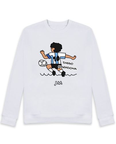 Sudadera Sin Capucha Unisex Diego Armando Maradona 10 Argentina laTostadora - latostadora.com - Modalova