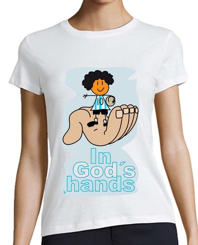 Camiseta mujer Maradona - latostadora.com - Modalova