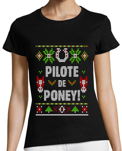 Camiseta Mujer Manga Corta piloto de poni laTostadora - latostadora.com - Modalova