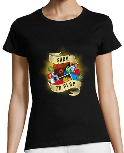 Camiseta mujer Born to Play - latostadora.com - Modalova