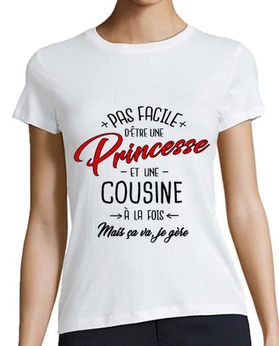 Camiseta mujer princesa y prima - latostadora.com - Modalova