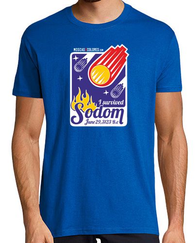 Camiseta Divertida: I Survided Sodom. Blanco - latostadora.com - Modalova
