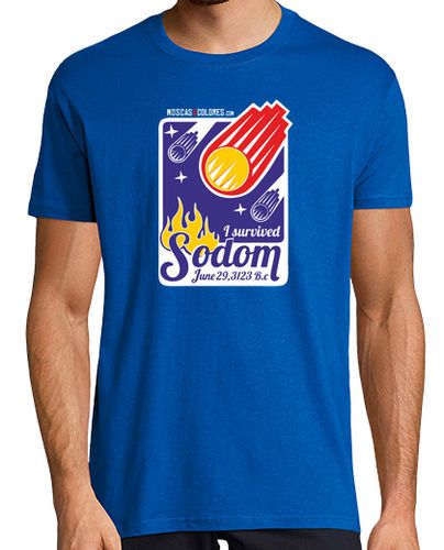 Camiseta Divertida: I Survided Sodom. Blanco. laTostadora - latostadora.com - Modalova