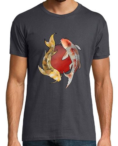 Camiseta Hombre Manga Corta Japanese Carp laTostadora - latostadora.com - Modalova