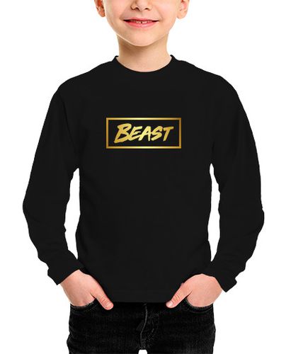 Camiseta Niño Manga Larga Mr Beast dorado laTostadora - latostadora.com - Modalova