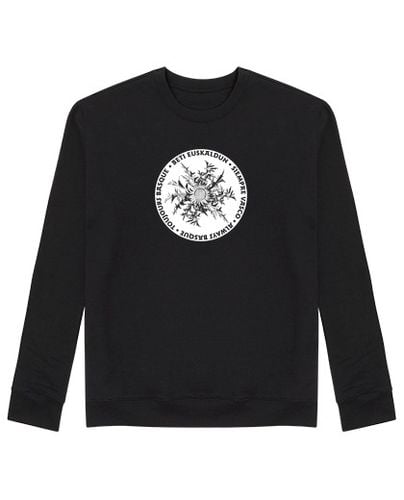 Sudadera Sin Capucha Unisex Eguzkilore 6 neg laTostadora - latostadora.com - Modalova