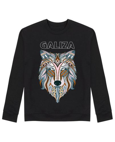 Sudadera Sin Capucha Unisex Lobo tribal, sudadera unisex sin capucha. laTostadora - latostadora.com - Modalova