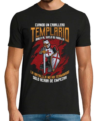 Camiseta Caballero Templario Cristiano Cruzadas Tercios Españoles Edad Media laTostadora - latostadora.com - Modalova