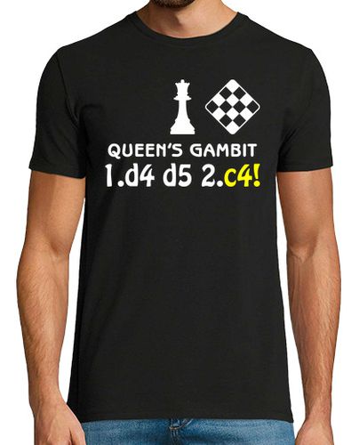 Camiseta Hombre Manga Corta Ajedrez - Gambito de Dama laTostadora - latostadora.com - Modalova