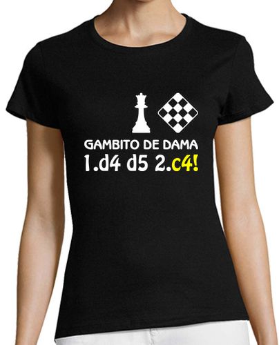 Camiseta mujer Ajedrez - Gambito de Dama 2 - latostadora.com - Modalova