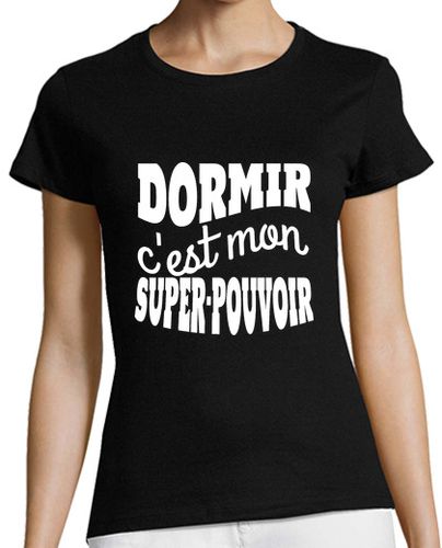Camiseta mujer dormir es mi superpoder - latostadora.com - Modalova