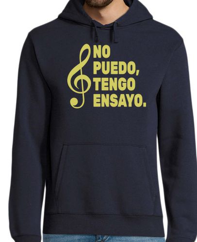 Sudadera Con Capucha Para Hombre No puedo, tengo ensayo - prendas oscura laTostadora - latostadora.com - Modalova