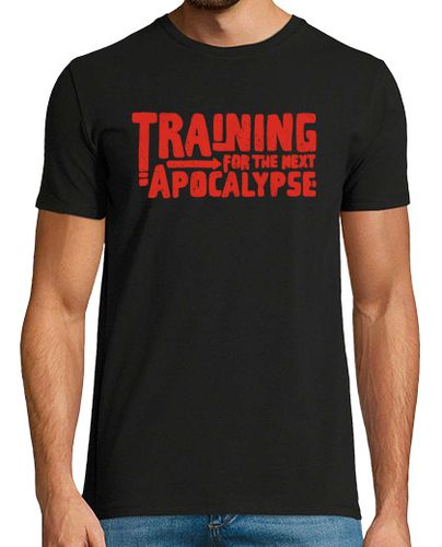 Camiseta training for the next apocalypse roja - latostadora.com - Modalova