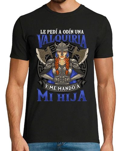 Camiseta Odín Me Mandó A Mi Hija Vikingos Regalo Día Del Padre laTostadora - latostadora.com - Modalova