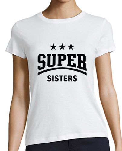 Camiseta mujer super negro blanco - latostadora.com - Modalova