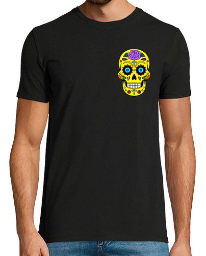 Camiseta Calavera Mexicana Amarilla - latostadora.com - Modalova