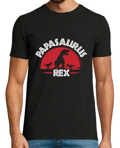 Camiseta Hombre Manga Corta papasaurio papá t-rex dinosaurio papá laTostadora - latostadora.com - Modalova