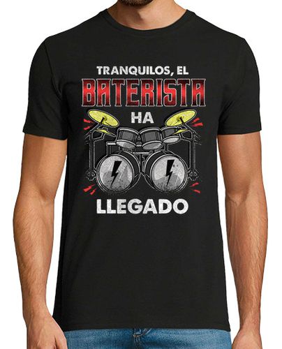 Camiseta El Baterista Ha Llegado Batería Grupos Música Rock Heavy Metal laTostadora - latostadora.com - Modalova