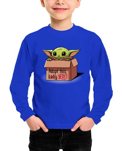 Camiseta niños Adopta un Jedi - Grogu Mandalorian - latostadora.com - Modalova