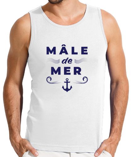 Camiseta Hombre Sin Mangas sea male - mensaje de humor marino laTostadora - latostadora.com - Modalova