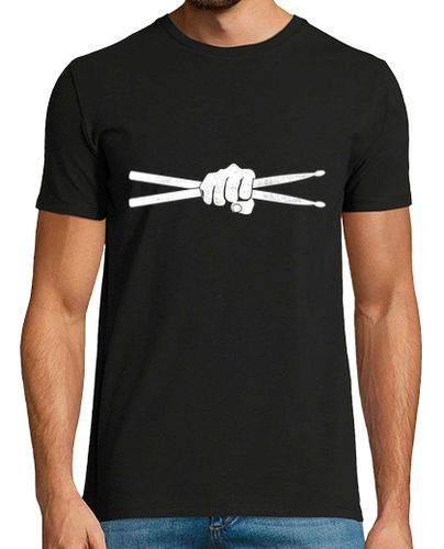 Camiseta Puño Baquetas Batería Baterista Música Rock Heavy Metal Percusión - latostadora.com - Modalova