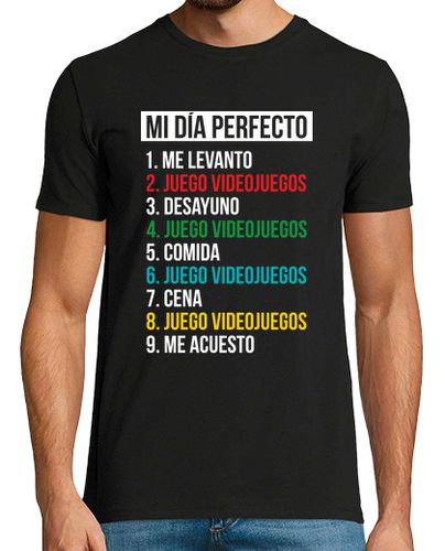 Camiseta Día Perfecto Gamer Videojuegos Gaming Friki Geek laTostadora - latostadora.com - Modalova