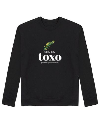 Sudadera Sin Capucha Unisex Sudadera Son un toxo, pero hai que quererme. laTostadora - latostadora.com - Modalova