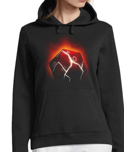 Sudadera Con Capucha Para Mujer Critical Hit - Boardgame Dnd Rpg Master laTostadora - latostadora.com - Modalova