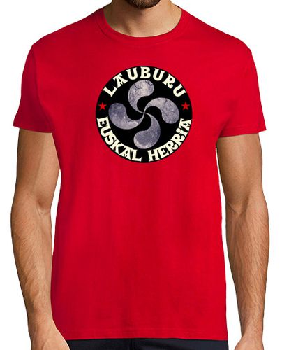 Camiseta Lauburu Euskal Herria Escudo 3 - latostadora.com - Modalova