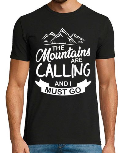 Camiseta las montañas están llamando y debo irme - latostadora.com - Modalova