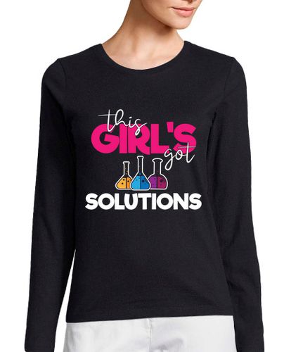 Camiseta mujer estas chicas tienen soluciones química laTostadora - latostadora.com - Modalova