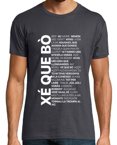 Camiseta Hombre Manga Corta Xé que bò - Samarreta en valencià G - UNISEX laTostadora - latostadora.com - Modalova