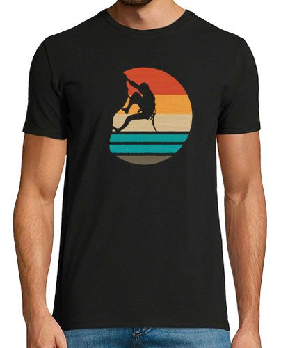 Camiseta Rock Climbing Climber Retro laTostadora - latostadora.com - Modalova