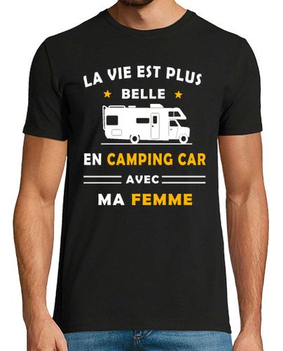 Camiseta Hombre Manga Corta camisetas humor acampar porque la vida laTostadora - latostadora.com - Modalova