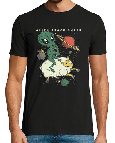 Camiseta extraterrestre montando oveja espacial - latostadora.com - Modalova