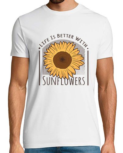 Camiseta Hombre Manga Corta cita de girasoles laTostadora - latostadora.com - Modalova