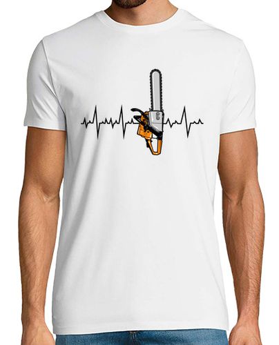 Camiseta arbolista trepador trepador recortador forestal latido del corazón - latostadora.com - Modalova