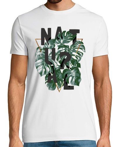 Camiseta planta monstera geométrica natural - latostadora.com - Modalova