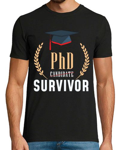 Camiseta Hombre Manga Corta estudiante de tesis de título de doctor laTostadora - latostadora.com - Modalova